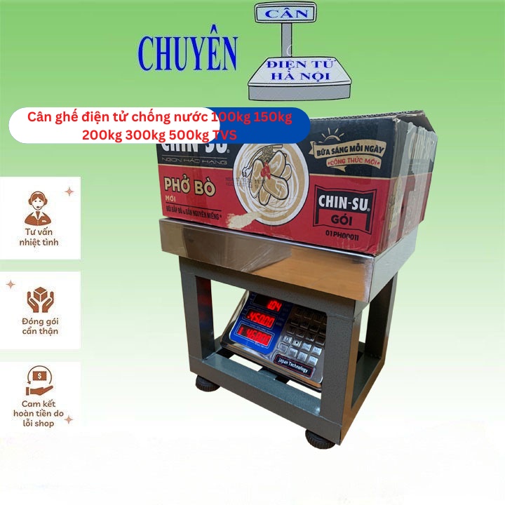 Cân ghế ngồi điện tử chống nước 100kg đến 500kg TVS (Cân hải sản-thủy sản)