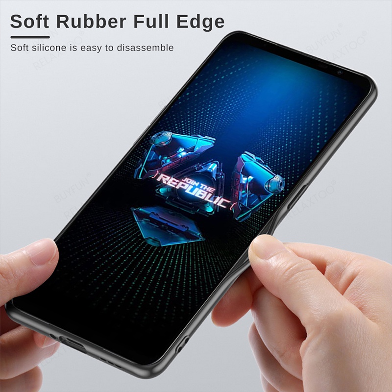 Ốp Điện Thoại Mềm Phối Len Siêu Mỏng Cho Asus Rog Phone 5S 5 Pro Ultimate Rog Phone 5 Pro 5S Ultimate 6 7