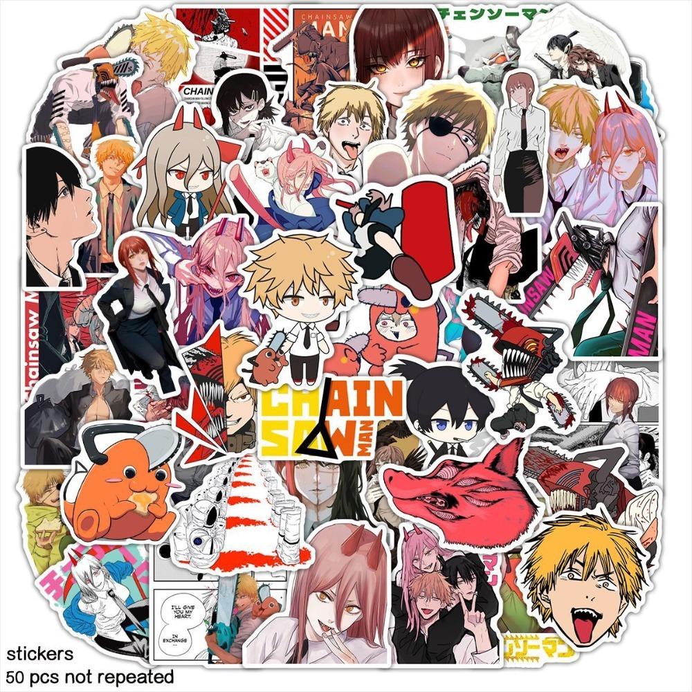 AUGUSTINA Miếng Dán Trang Trí Nhật Ký / Điện Thoại / Album Hình Cưa Xích Chống Thấm Nước DIY