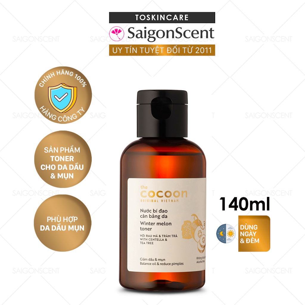 Nước cân bằng da bí đao Cocoon ( 140mL )