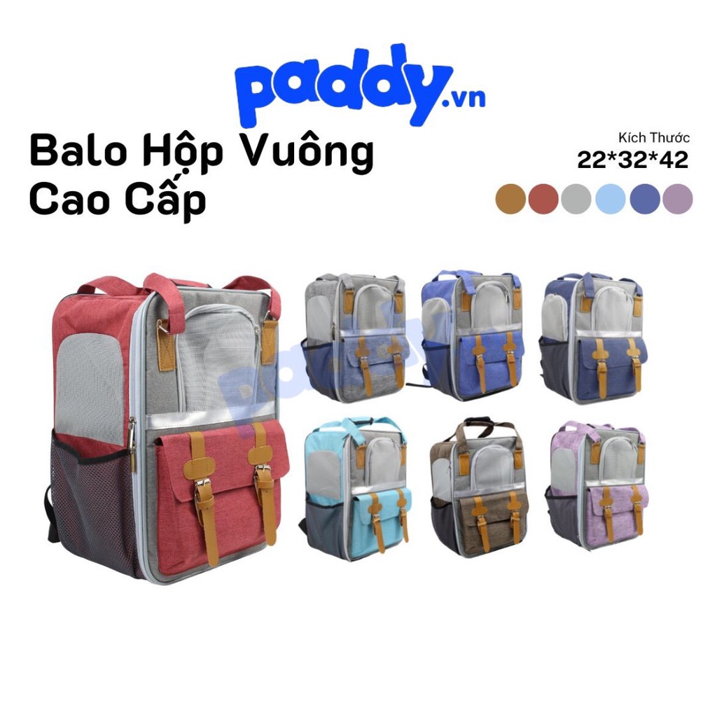 Balo Vải Vận Chuyển Chó Mèo Gogo 22x32x42cm