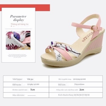 Sandal Đế Xuồng Thời Trang Mùa Hè Dành Cho Nữ