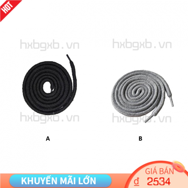 Set 50 Dây Cột Giày Bằng Polyester Tiện Lợi