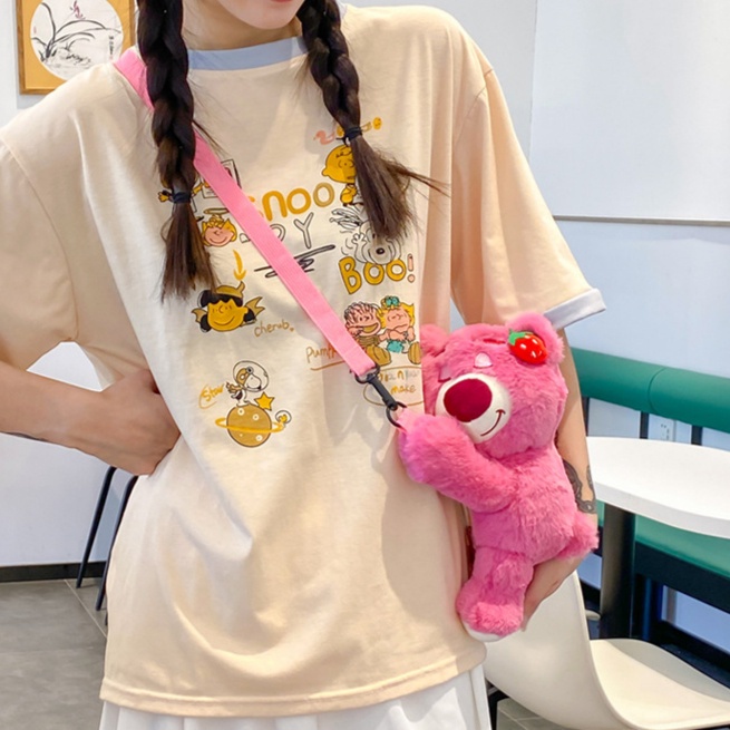 Túi Đeo Chéo Hình Gấu Teddy Dễ Thương Xinh Xắn Cao Cấp