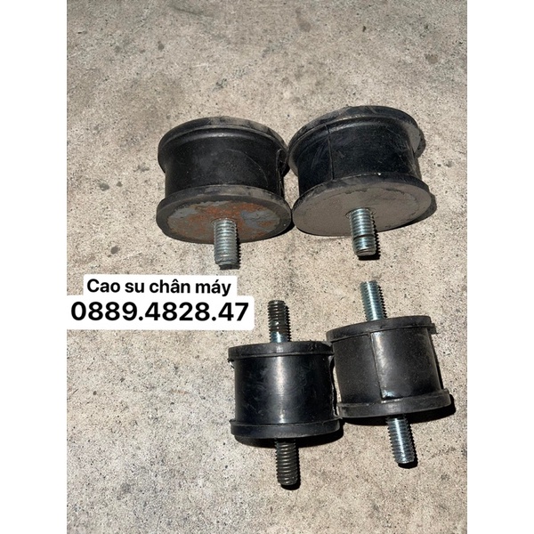 Cao su chân máy bộ 4 cái dành cho xe ba gác