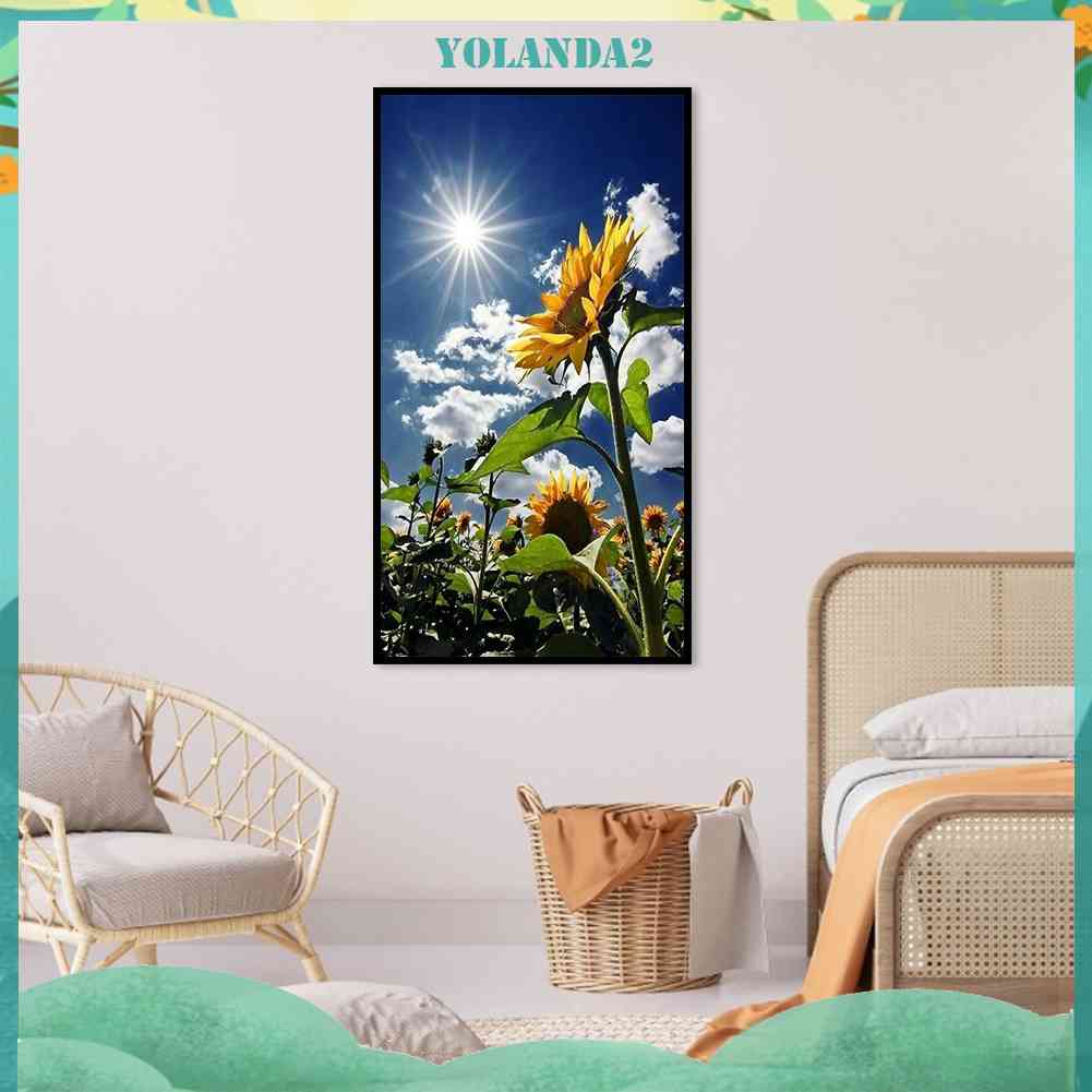 Bộ Tranh Thêu Chữ Thập DIY Hình Hoa Hướng Dương 2 / 11CT