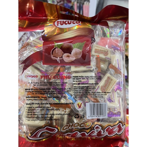 Kẹo Sô cô la Trắng Phú Cường  Fucuco350g