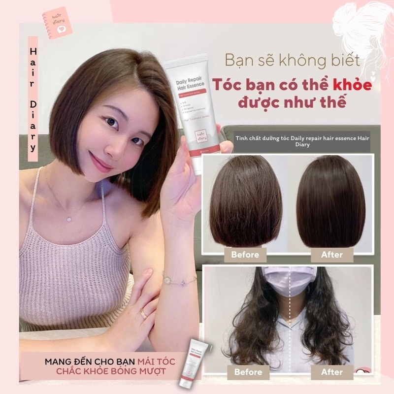 Tinh chất dưỡng tóc Daily repair hair essence Hair Diary