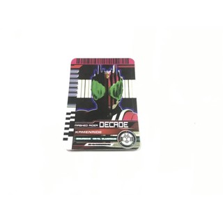 Thẻ bài sưu tầm card in kamen rider Decade đọc được 2 mặt trong Driver Kamen Rider Decade
