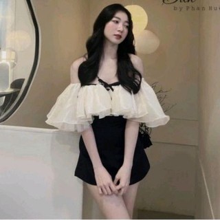 ÁO SƠ MI PHỐI CÁNH DƠI PHỐI DÂY CỘT YẾM AT12