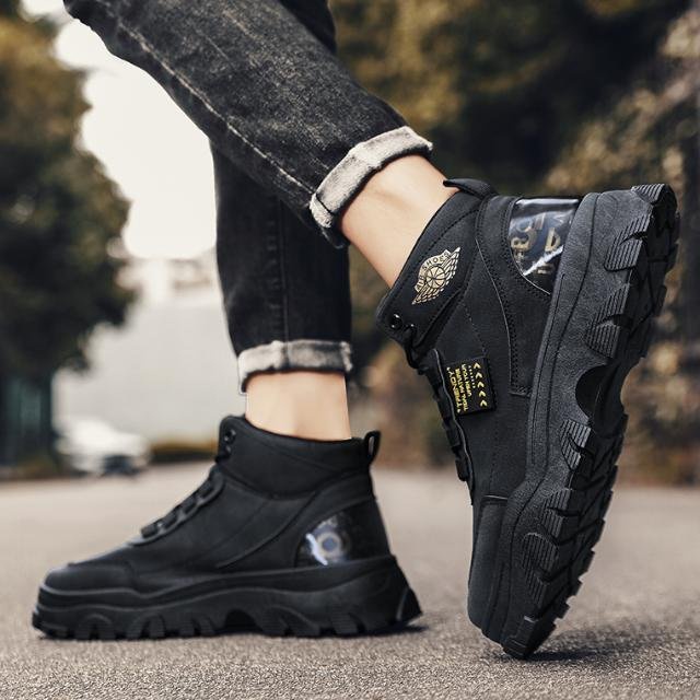 Giày Boot Nam Màu Đen và Màu Cát TRENDY GN411 - GN412