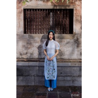 D.CHIC Áo dài Bích An MS: 1831983 KHÔNG BAO GỒM QUẦN LỤA