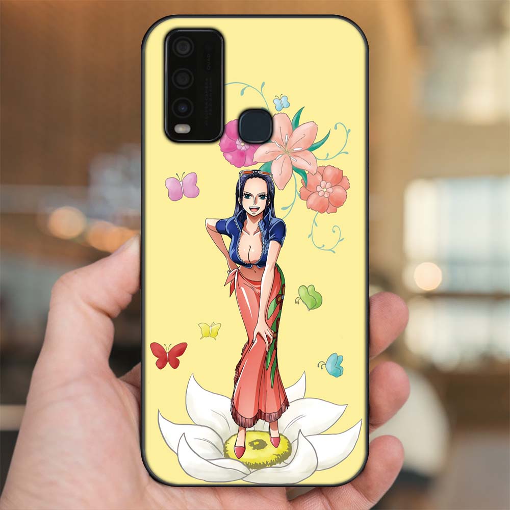 Ốp lưng Vivo Y30, Y50 viền đen in hình Nico Robin One Piece Đảo Hải Tặc