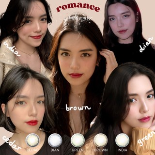 Kính Áp Tròng SIESTA ROMANCE EDITION gồm 5 đôi 5 màu lens khác nhau - PC SILICONE (Hsd 1 tháng)