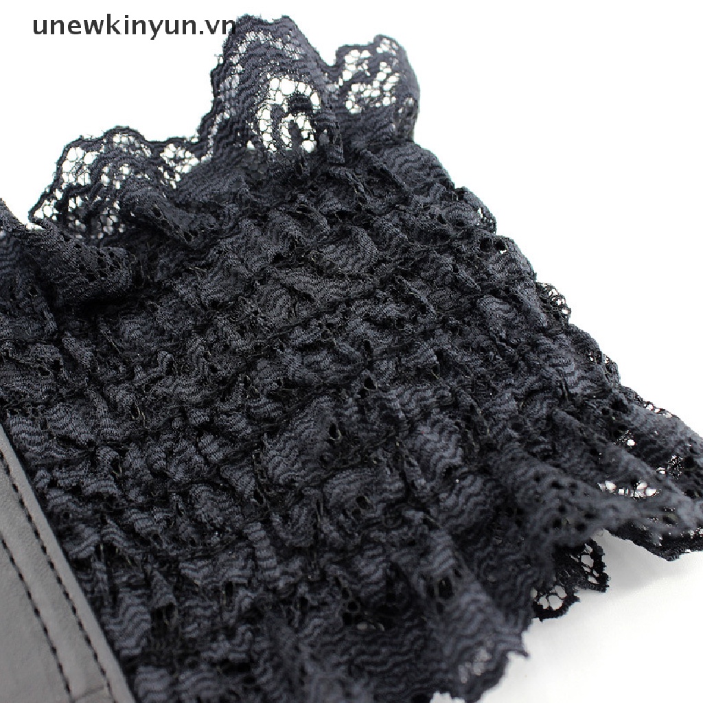 Thắt Lưng Ren Bản Rộng Bằng PU Màu Trơn Dùng Mặc Đầm Cưới