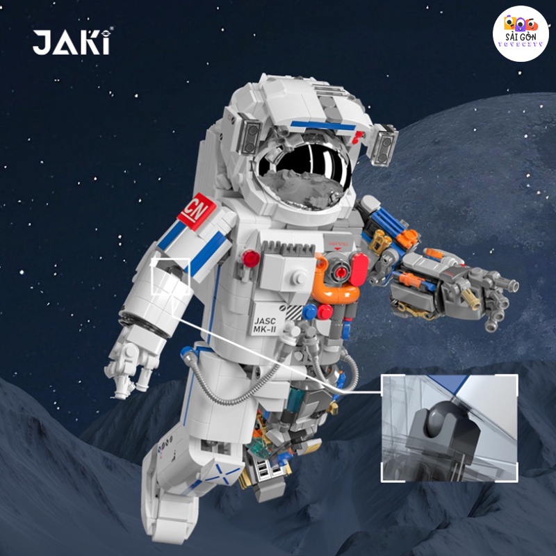 Đồ Chơi Lắp Ráp Mô hình Trưng Bày Phi Hành Gia Dawn Astronaut JAKI 9106 Với 800 Mảnh Chi Tiết