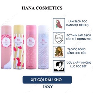 ISSY – Dầu gôi khô xịt gội khô không cần nước cho tóc bết dầu