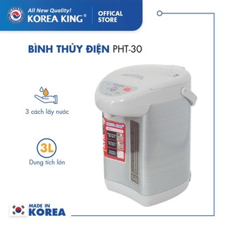 Bình thủy điện Korea King PHT-30 - Hàng chính hãng