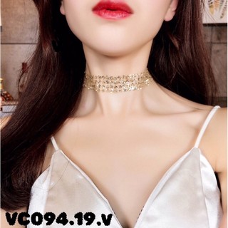 vòng cổ choker đính đá
