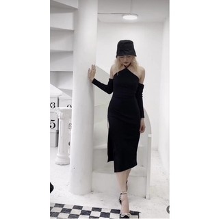 ĐẦM BODY DÂY CỔ YẾM