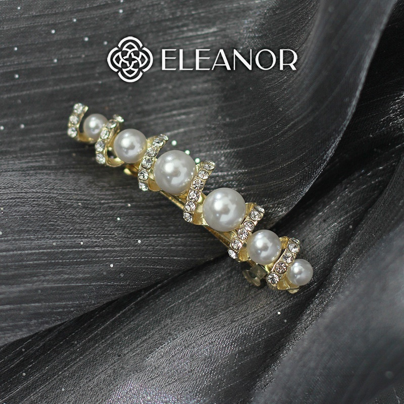 Kẹp tóc nữ Eleanor Accessories đính ngọc nhân tạo xinh xắn phụ kiện tóc thanh lịch