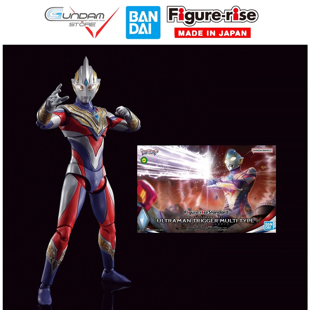 Mô Hình Ultraman Trigger Multi Type Bandai Figure Rise Standard 1/12 Đồ Chơi Lắp Ráp Anime Nhật