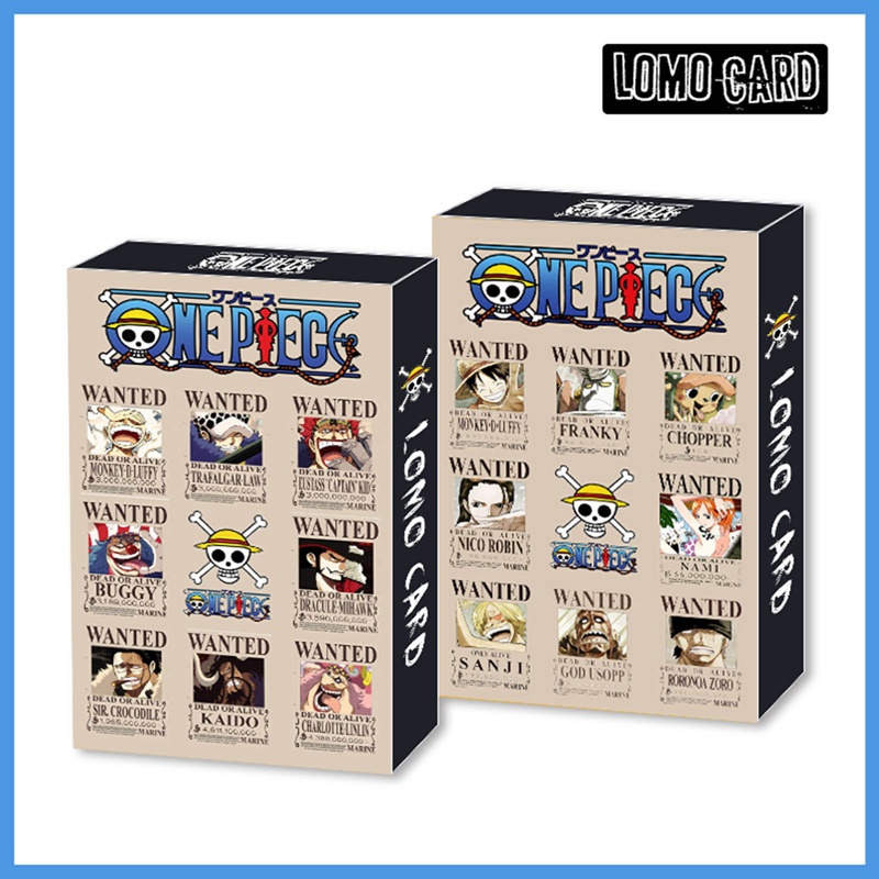 Hộp 30 Ảnh Lomo Card Phim Hoạt Hình ONE PIECE