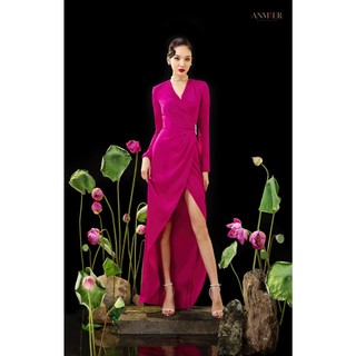 Nitaly Dress - Đầm dự tiệc xếp li dài - Hàng thiết kế cao cấp của Anmier - Phong cách cổ điển