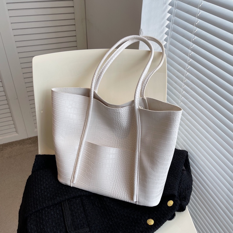 Túi Đeo Vai Sức Chứa Lớn Họa Tiết Vân Đá Đơn Giản Chất Lượng Cao Phong Cách retro Cho Nữ