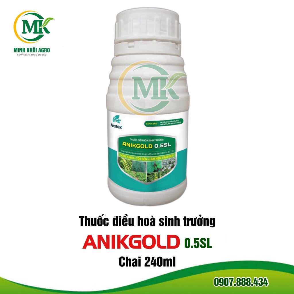 Thuốc điều hòa sinh trưởng AnikGold 0.5SL | Xanh cây, tốt trái