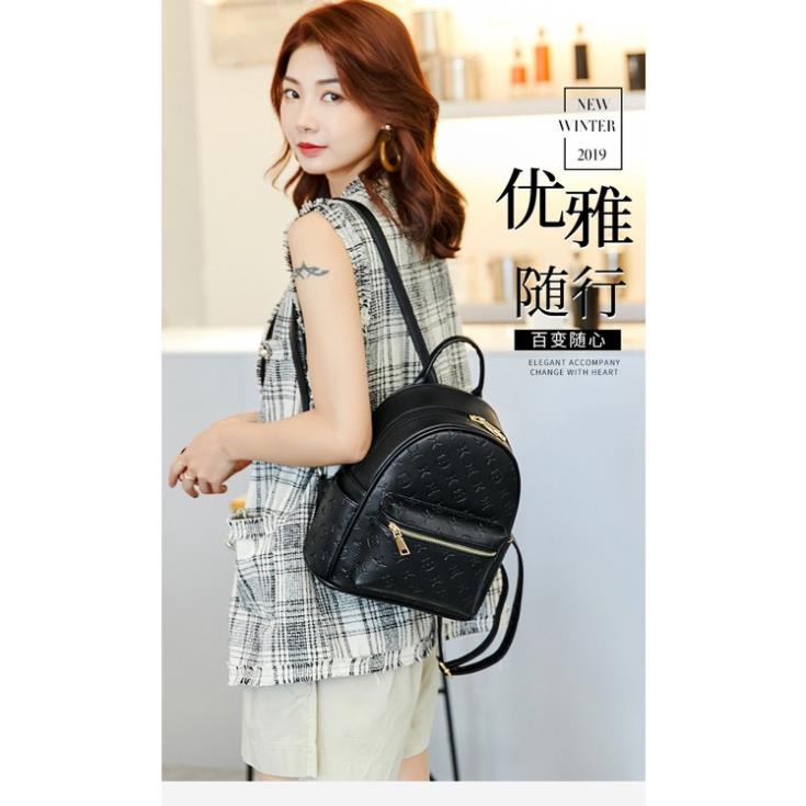 Balo MCM hoạ tiết Dập Nổi  siêu xinh