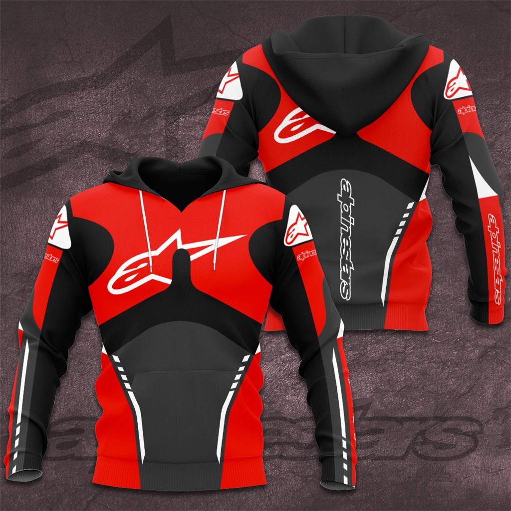 Áo Khoác hoodie Chui Đầu Có Khóa Kéo In Logo alpinestars Thời Trang Mùa Xuân Mới 2023 Cho Nam Và Nữ