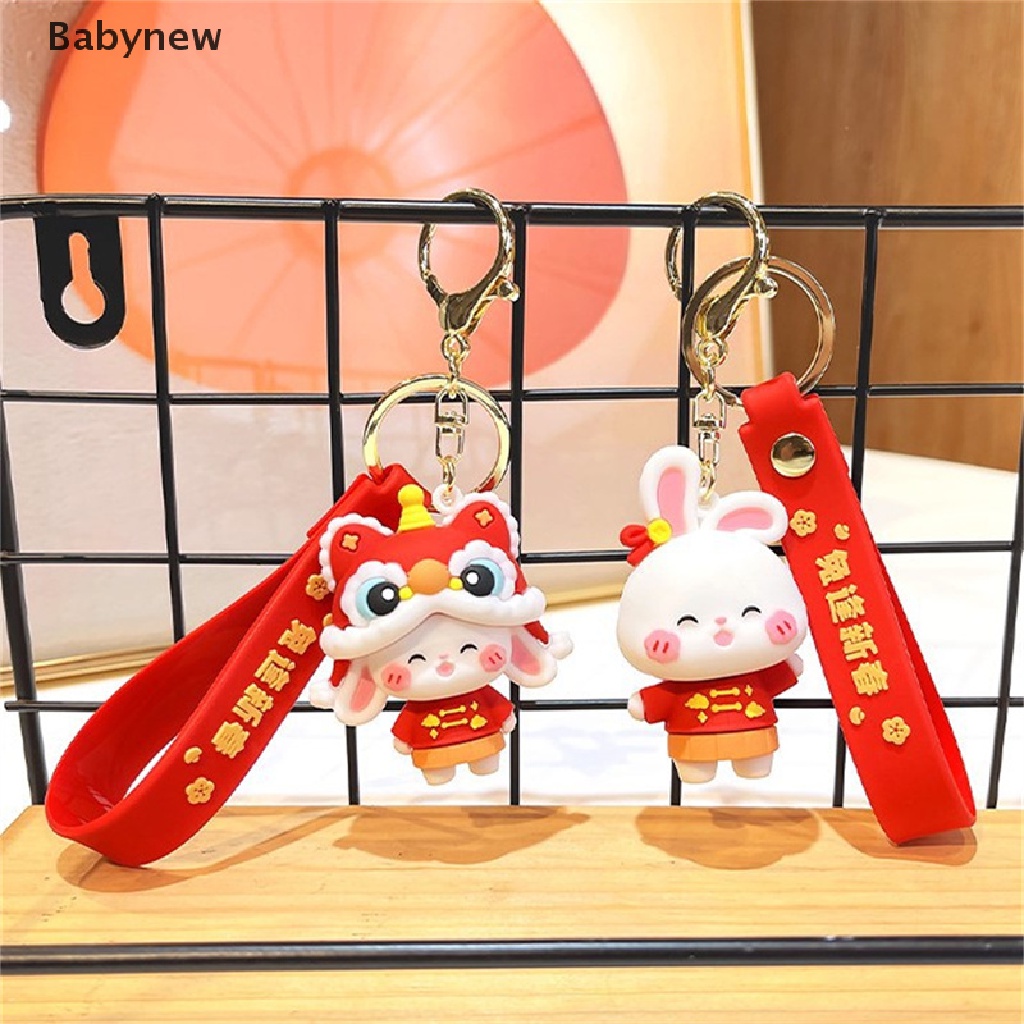 Móc Khóa Hình Thỏ Hoạt Hình Dễ Thương Cho Bé Gái