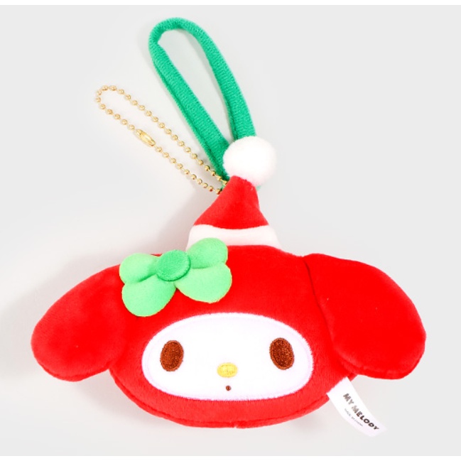 [DAISO Korea] Mặt Búp Bê MyMelody Giáng Sinh Có Móc Treo