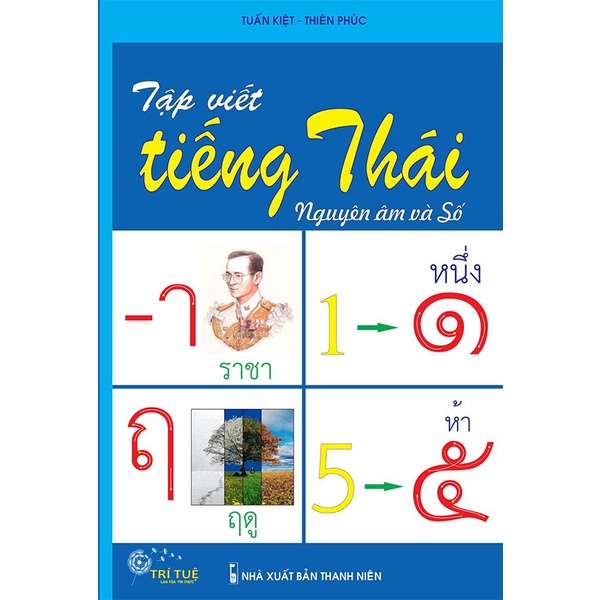 Sách - Tập viết tiếng Thái - Nguyên âm và số