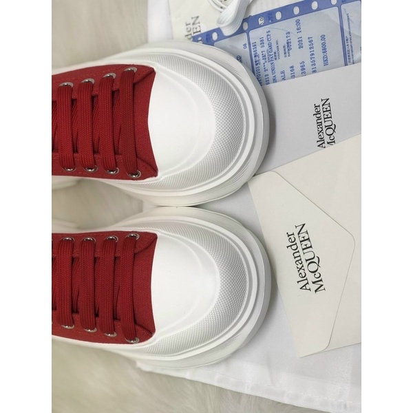 GIÀY SNK MC QUEEN TRẤN  THÀNH TRẮNG. ĐỎ CAO CẤP