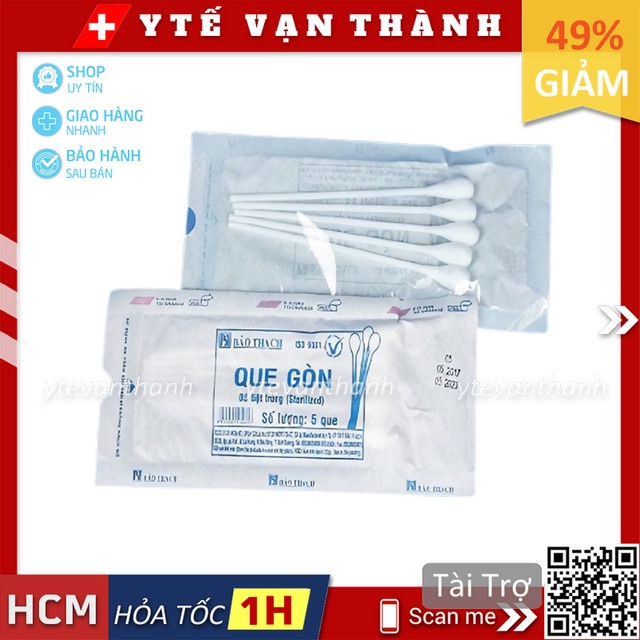 Que Gòn Đầu Lớn Bảo Thạch (Bịch 5 Que) | Hoặc Thương Hiệu Tương Đương -VT0674