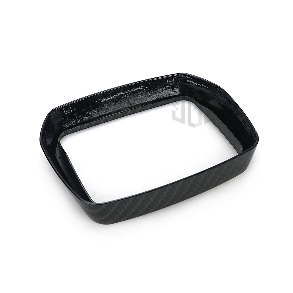 Ốp Bảo Vệ Đèn Pha Bằng ABS Sợi Carbon Màu Đen Cho Xe Máy Vespa S125 S150 SXL150