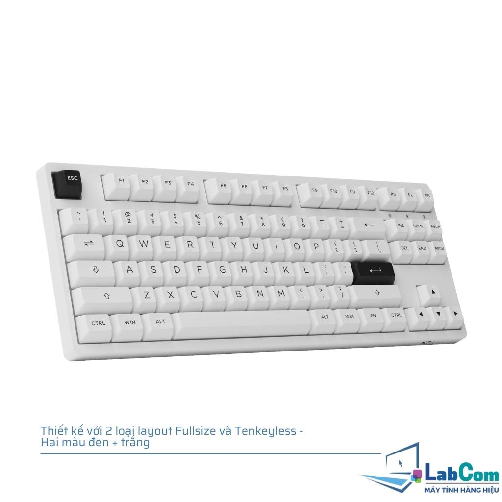 Bàn phím cơ không dây AKKO 3108/3087 RF - Kết nối wireless 2.4 và type C-USB | Keycap PBT Double-Shot, ASA profile