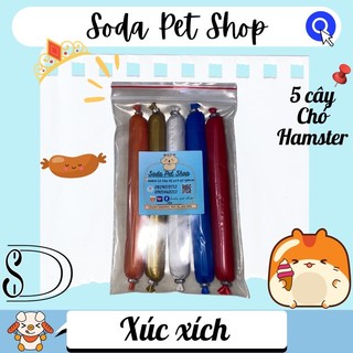 Xúc xích dinh dưỡng 5 cây cho hamster/chó