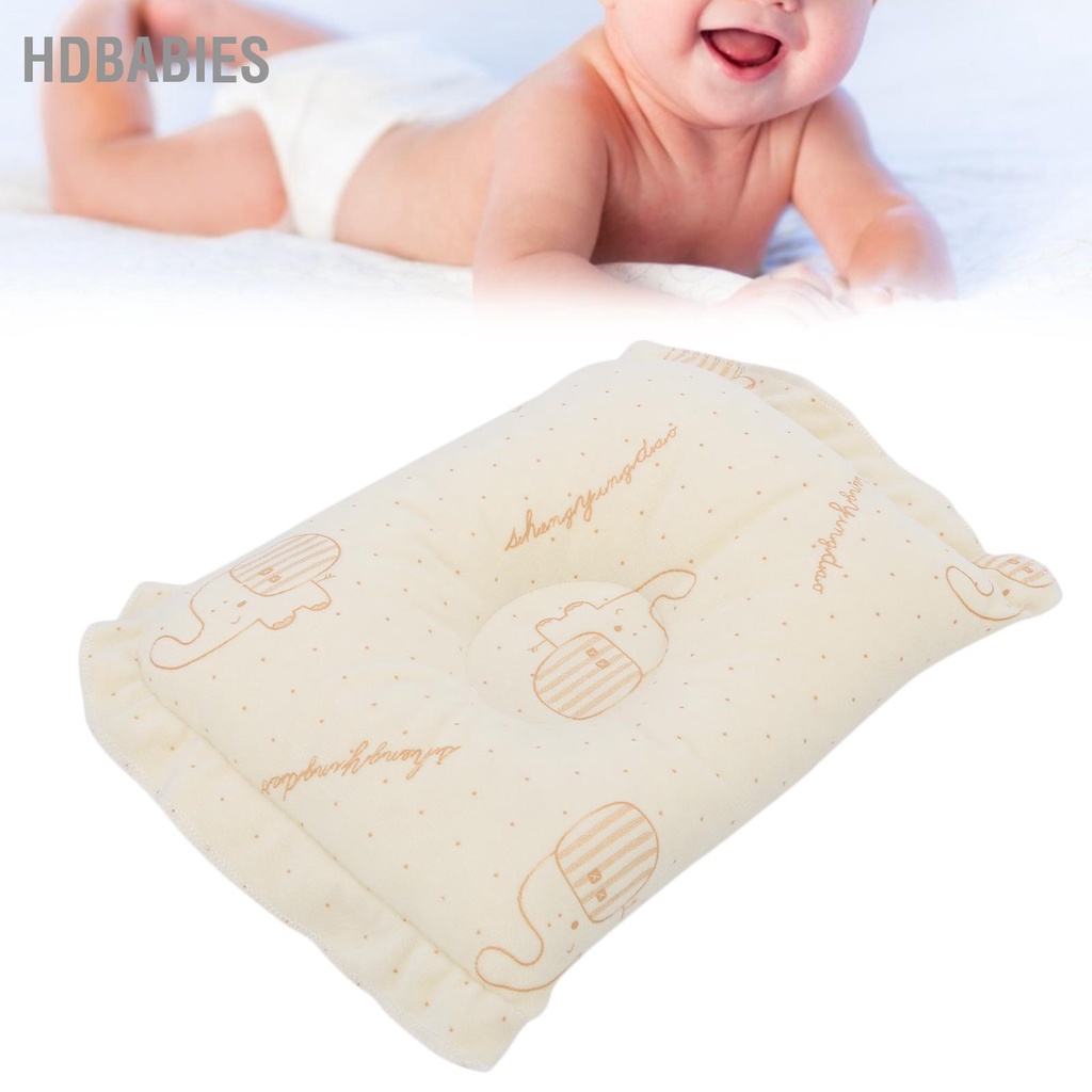 HDbabies Gối Ngủ Cho Bé Chuyên Nghiệp Ngăn Đầu Bằng Hỗ Trợ Trẻ Sơ Sinh Mềm Mại Thoáng Khí