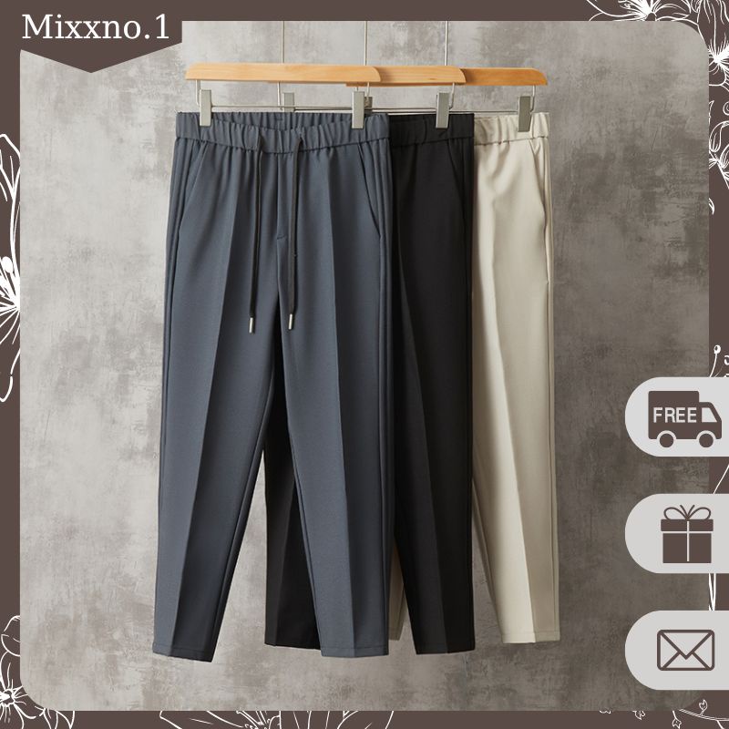 Quần Baggy Nam Ống Đứng Dáng Suông Trơn Màu Basic Phối Dây Rút Thời Trang MixxStore QUAN NAM 114V5 | BigBuy360 - bigbuy360.vn