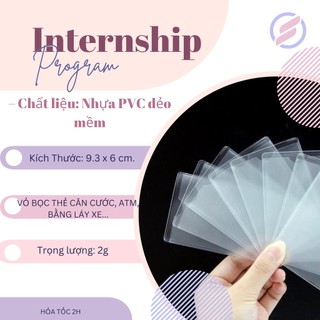 Vỏ bọc thẻ căn cước, atm, bằng láy xe ,cmt, cmnd, bhyt...