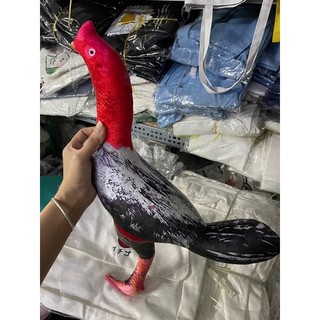 ẢNH THẬT-  Gà Thú Bông 3D tập lực cho GÀ ĐÒN LỚN