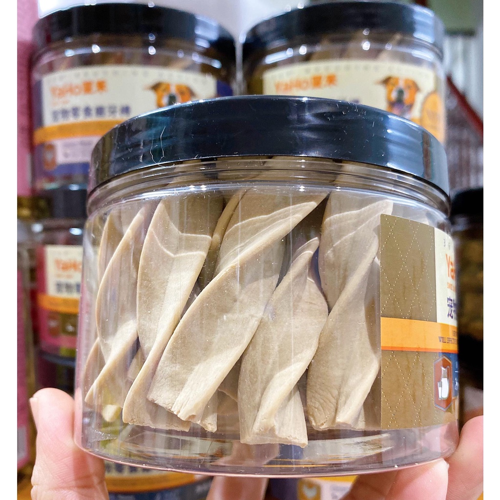 Hộp xương gặm YAHO bổ sung canxi, sạch răng, thơm miệng cho Cún- Nhiều vị hấp dẫn