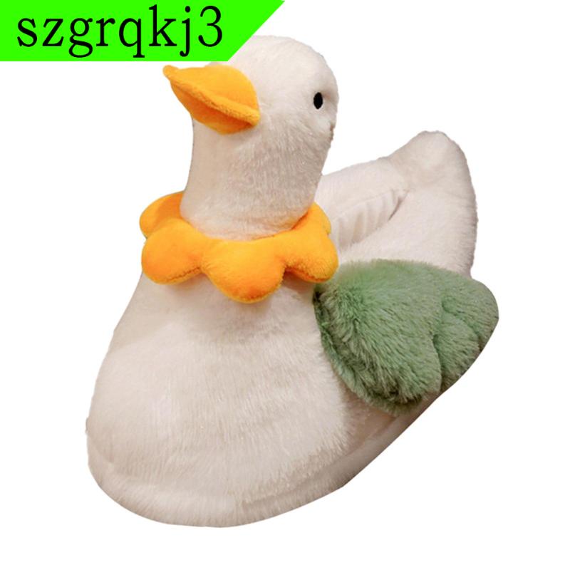 Dép Bông Đi Trong Nhà Mềm Mại Hình Vịt Con