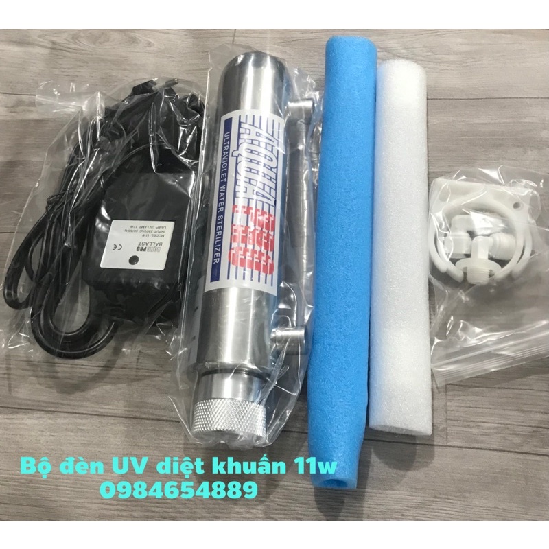 Bộ đèn UV diệt khuẩn 11W cho máy lọc nước đầy đủ phụ kiện