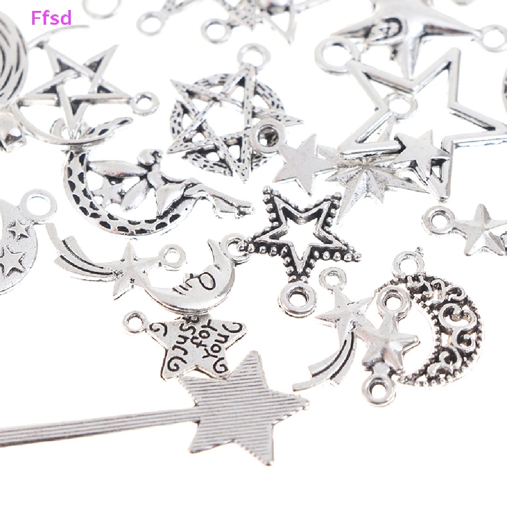 {Ffsd} Set 70 Mặt Vòng cổ Hình Mặt Trời Mặt Trăng Ch Diy Làm Trang Sức Vòng Tay