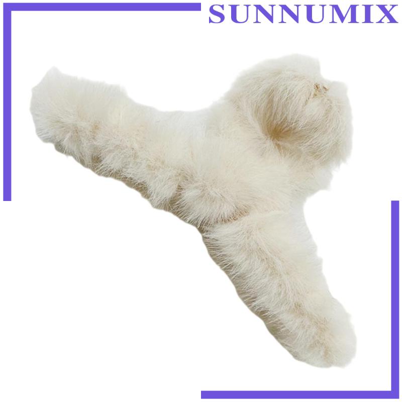 Kẹp Tóc Càng Cua Bằng Vải Bông Kích Thước Lớn Cho Nữ