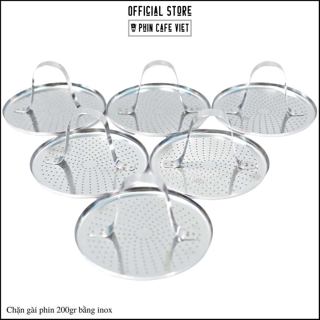 Tim, ruột, lõi, chặn gài, nén phin cà phê bằng inox đường kính 10cm dùng cho phin có đường kính miệng 12cm  (Loại dà